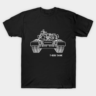 T80B Main Battle Tank T-Shirt